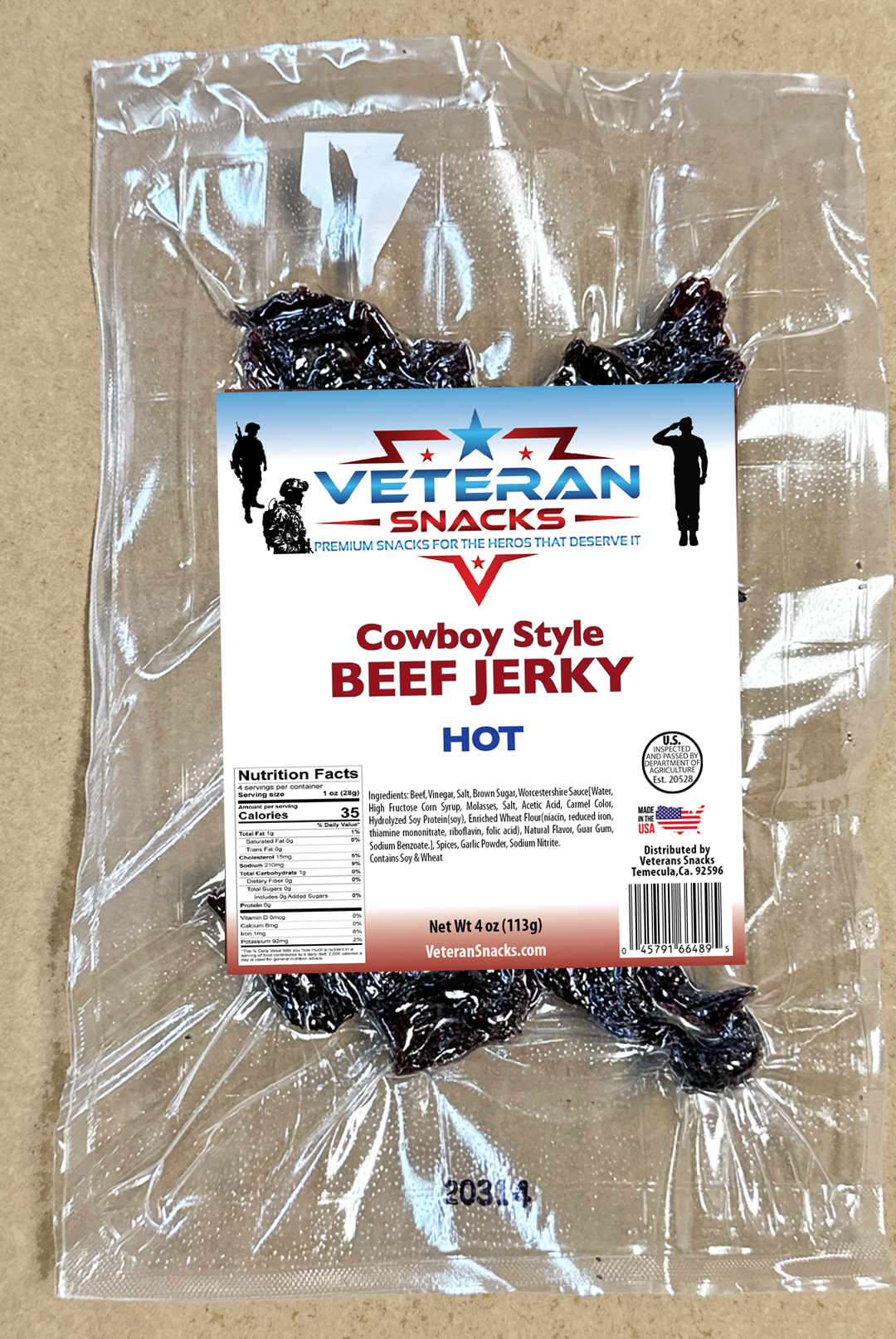 Operation: Inferno Wrangler | Cowboy Beef Jerky (Hot)