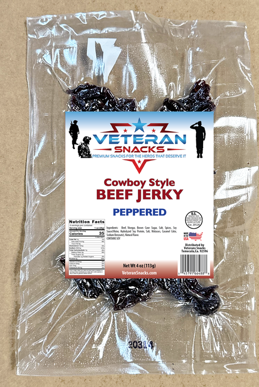 Cowboy Beef Jerky Peppered