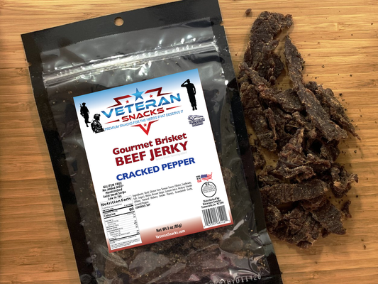 Brisket Beef Jerky Cracked Black Pepper