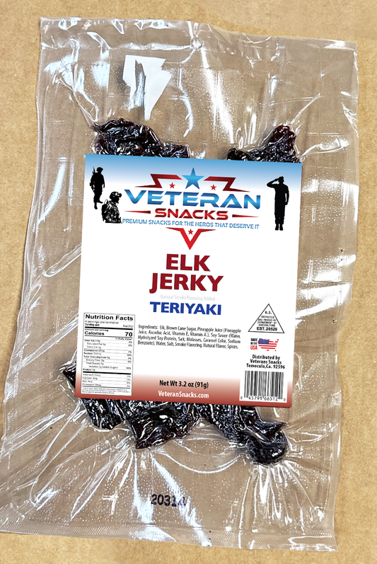 Tactical Provisions: Teriyaki Flavored Elk Jerky