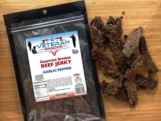 Brisket Beef Jerky Garlic Pepper