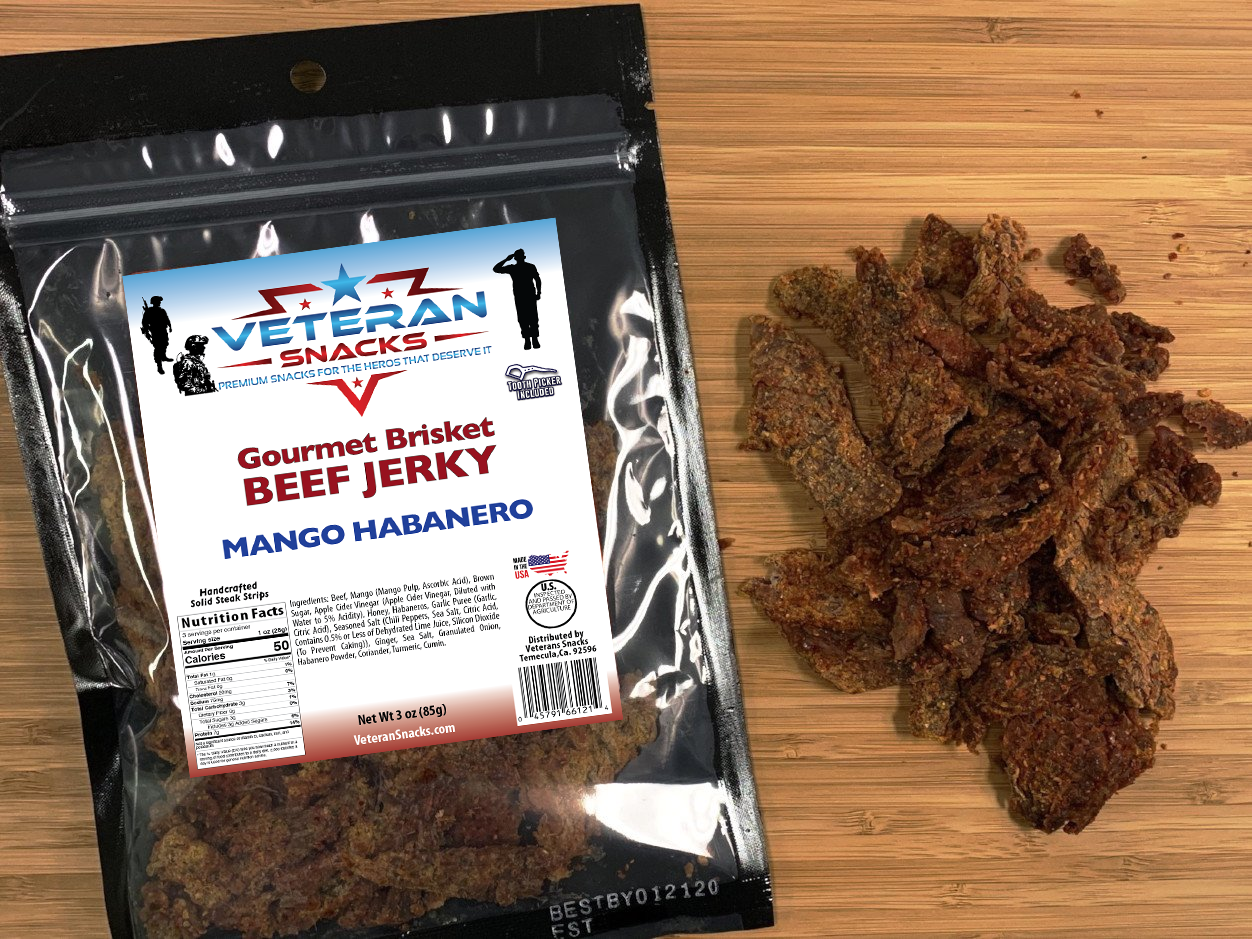 Brisket Beef Jerky Mango Habanero