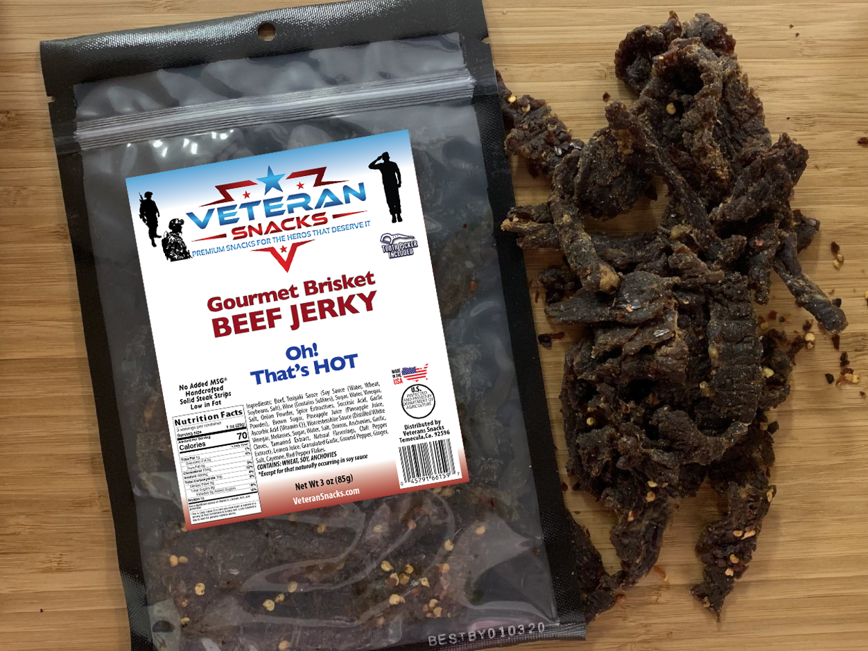 Brisket Beef Jerky Oh! That's Hot