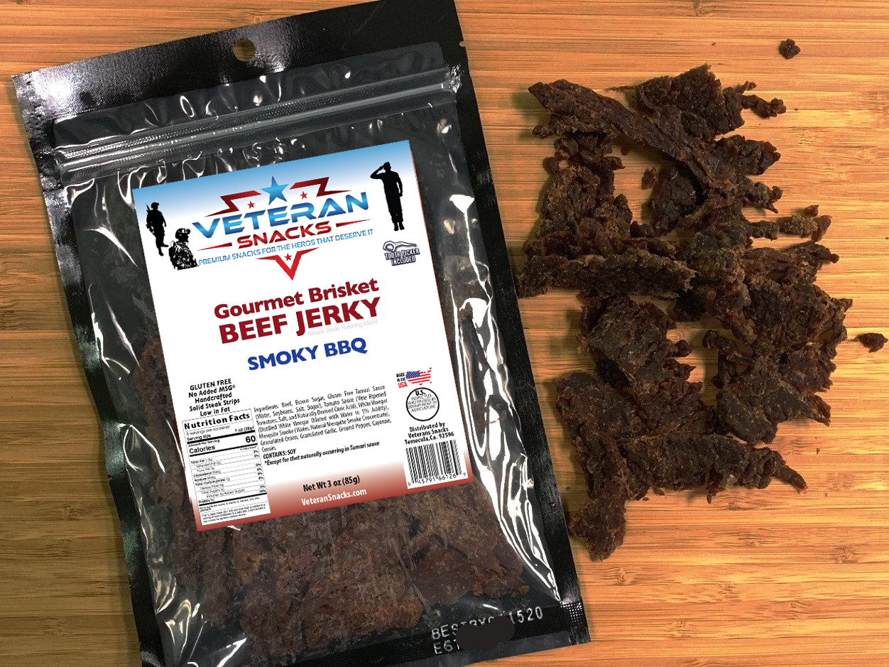 Brisket Beef Jerky Smoky Bar-B