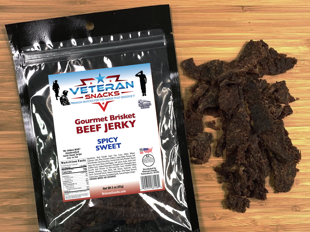 Brisket Beef Jerky Spicy Sweet