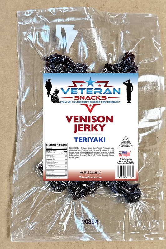 Tactical Provisions: Teriyaki Flavored Venison Jerky